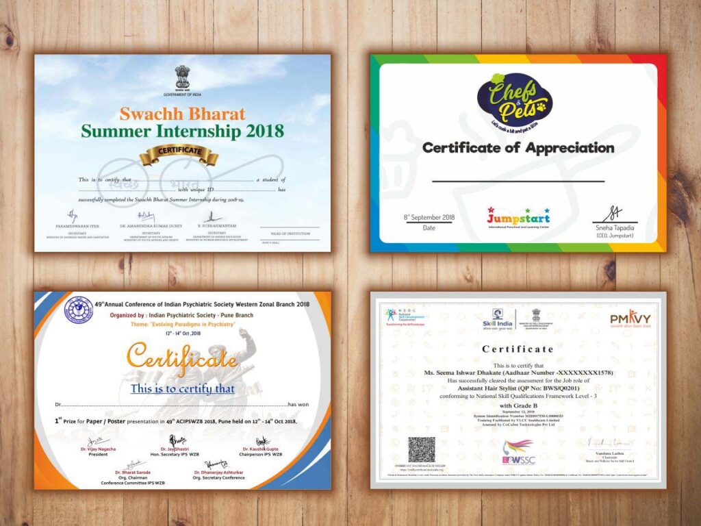 Certificate Printing Nottingham