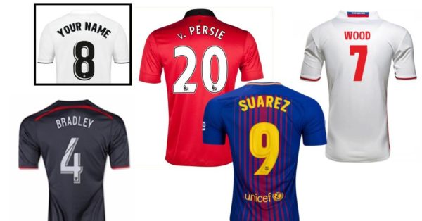 Football Shirt Printing Nottingham